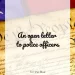 A Letter to Police Officers – Law Officer