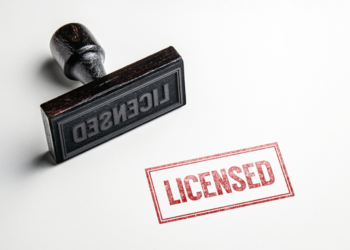 licensed stamp
