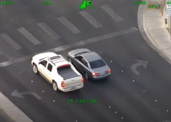 Suspect leads police on wild Las Vegas pursuit involving shootout