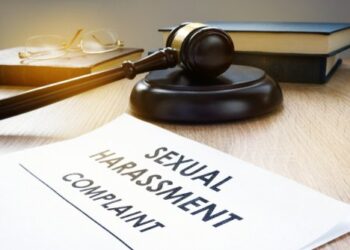 sexual harassment complaint and gavel
