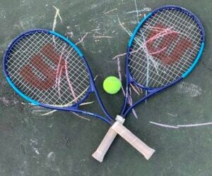 You Can't Play Tennis And Carry Chalk At The Same Time