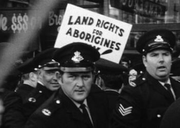 Police make arrests on George Street. The documentary Ningla-A’na is an evergreen clarion call and electric time capsule, burning with white-hot energy.