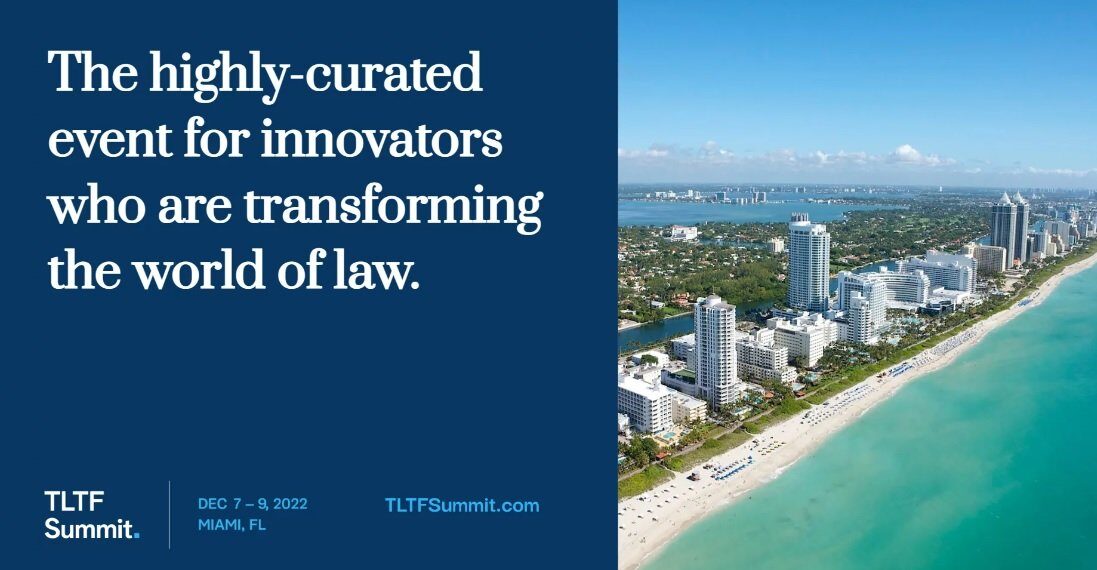 The LegalTech Fund Announces New Details on its Inaugural Summit and Startup Challenge in December