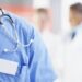 Markings of a medical professional