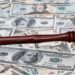 gavel and money