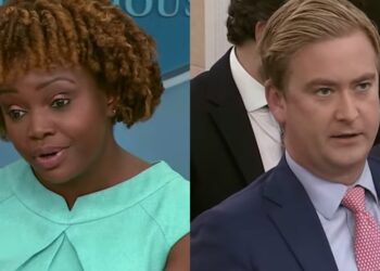 Karine Jean-Pierre Calls Doocy's Claim 'Ridiculous' as He Presses About 'MAGA Republicans'