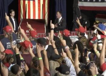 Critics Warn on Trump's Rally – 'Uncanny Resemblance' to 'Nazi Salute'