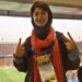 Niloofar Hamedi at a sporting event.