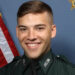 Deputy Blane Lane, 21, was sworn in as a deputy sheriff in January.