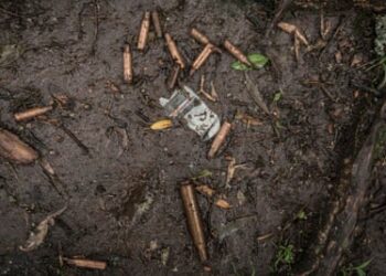 Spent bullet casings