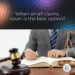 Steps to follow when filling a small claims court claim