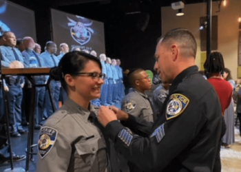 California police sergeant pins badge on 22-year-old woman he saved as a baby – Law Officer