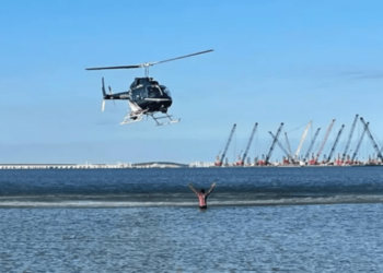 Fleeing robbery suspect discovers he can’t out run or out swim police helicopter – Law Officer