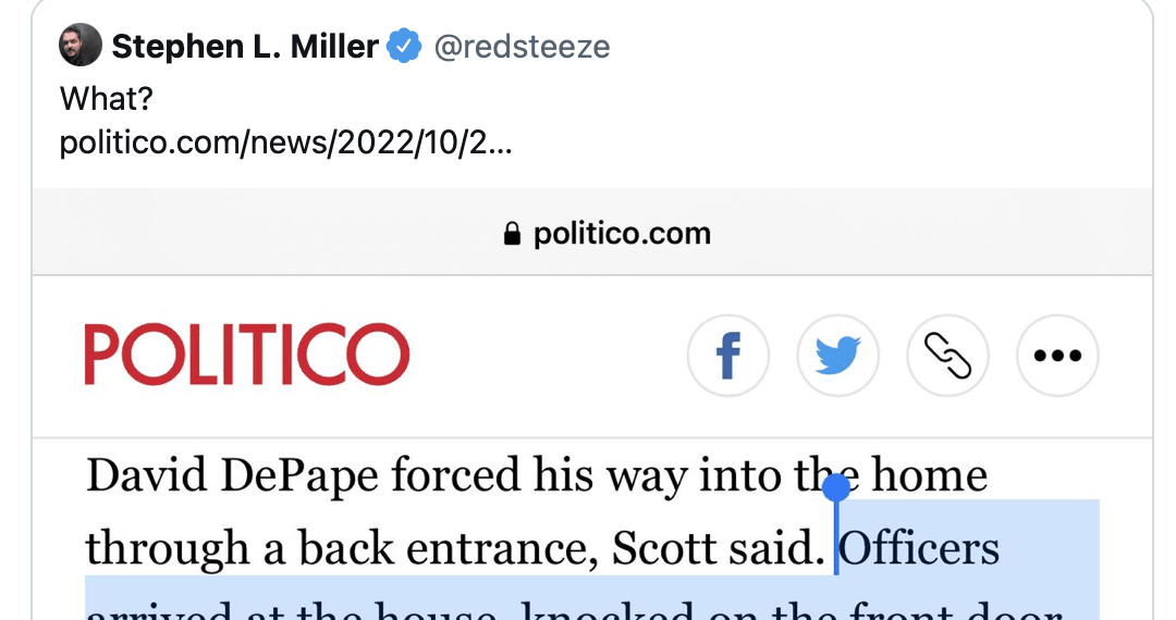 What Really Happened At The Pelosi House? – Law Officer