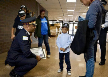 Child with sickle cell disease becomes honorary Chicago police officer