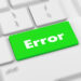 computer error on keyboard