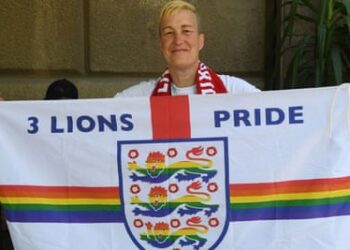 Di Cunningham, the co-founder of the Three Lions Pride group and LGBTQ+ rights campaigner,