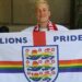 Di Cunningham, the co-founder of the Three Lions Pride group and LGBTQ+ rights campaigner,