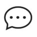 Speech bubble with ellipsis icon vector sign and symbol isolated on white background, Speech bubble with ellipsis logo concept