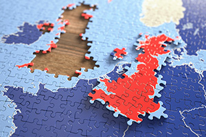 UK removed from EU jigsaw
