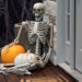 Texas man steals Halloween skeleton decoration zip-tied to a chair