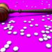 gavel and pills