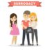 Surrogacy illustration concept