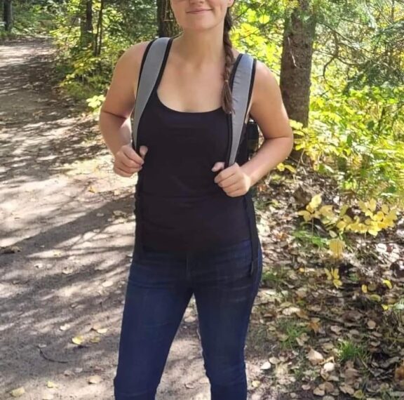 Nicole Hammond hiking