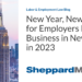 New Year, New Rules for Employers Doing Business in New York in 2023