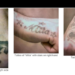 This image released by the FBI shows tattoos on the body of Christopher Francisquini.