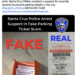 Police arrest man for issuing ‘fake’ parking citations at beach – Law Officer