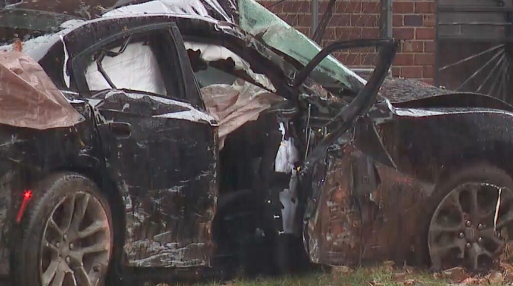 Dodge Charger in which two Tennessee women were found dead