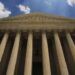 SCOTUS building with sky