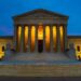 SCOTUS building at night