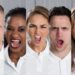Young Man Wearing T-shirt diverse stress yell scream angry