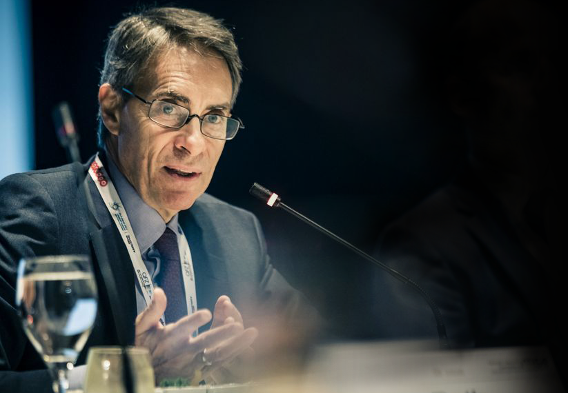 Kenneth Roth speaking on panel at the Munich Security Conference Cyber Security Ministerial Working Breakfast on the IGF 2019. Credit: Kuhlmann, MSC