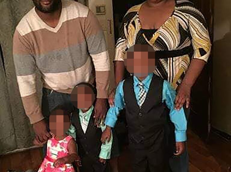 Edwards leaves behind her three young children, pictured above.