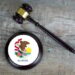 Illinois flag and gavel