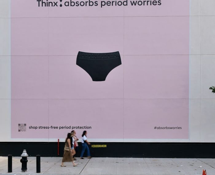 thinx underwear brooklyn billboard 2021