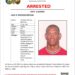 Police notice of Yuniesky Ramirez-Martinez's arrest and charges.