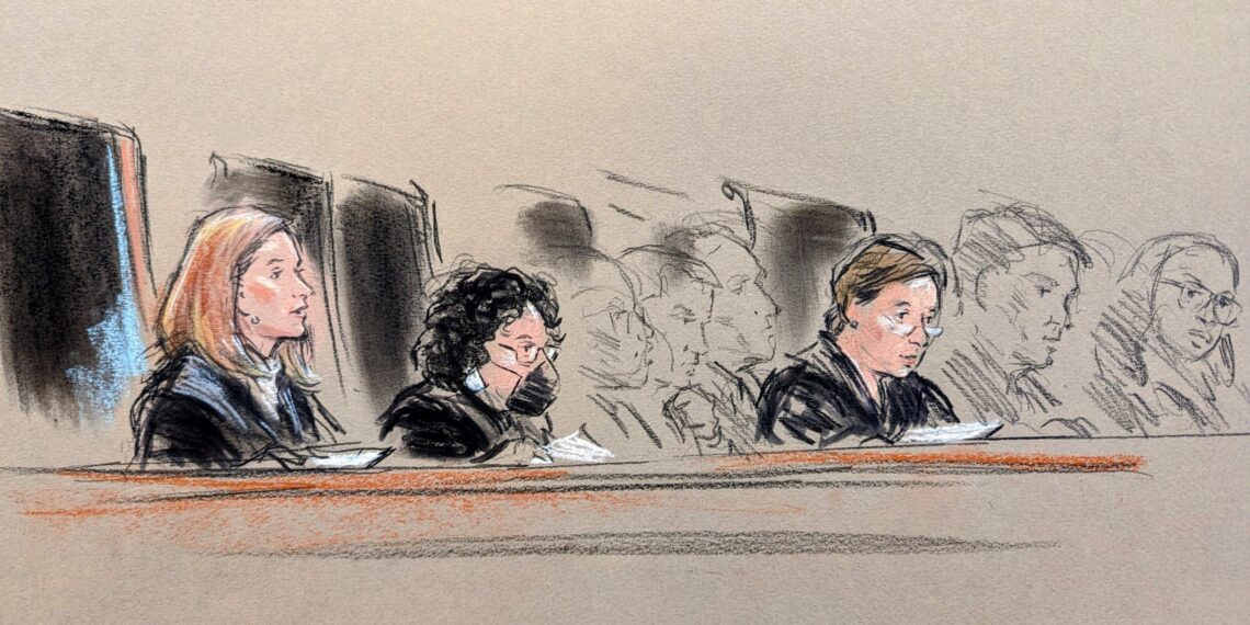 Three justices on the bench.