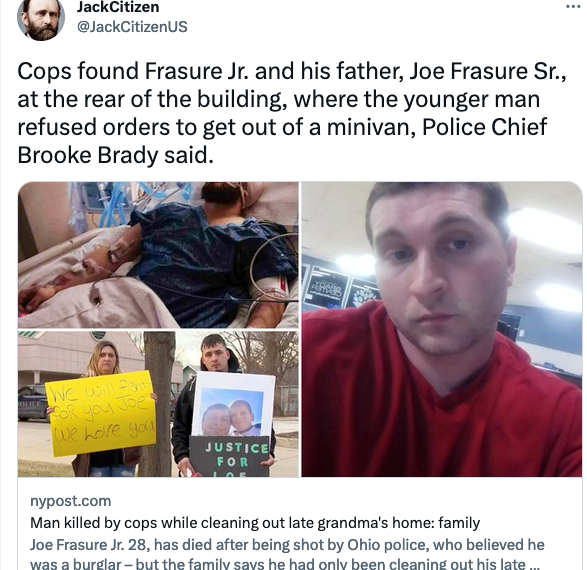 Ohio Prosecutor Gets it Right – Clears Cops in Fatal Shooting Caught on Police Body Cams – Law Officer