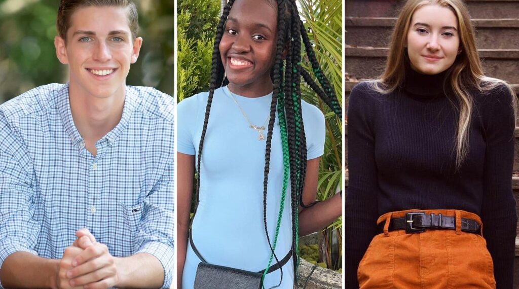 Brian Fraser, Arielle Diamond Anderson, and Alexandria "Alex" Verner.