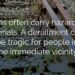 Hazmat train derailment
