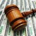 gavel and money