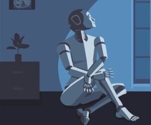 robot artificial intelligence thinks dreams