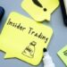 Business concept about Insider Trading with phrase on the page.
