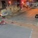 Two cars collide in Baltimore.