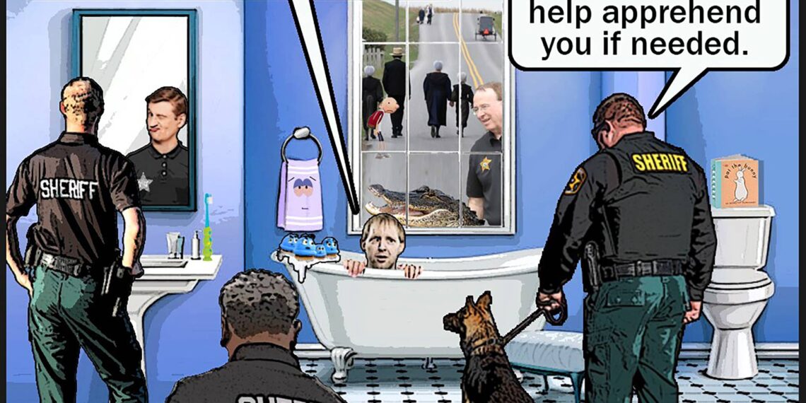 Suspect hiding in bathtub in Florida calls 9-1-1 to send deputies to a neighbor’s home
