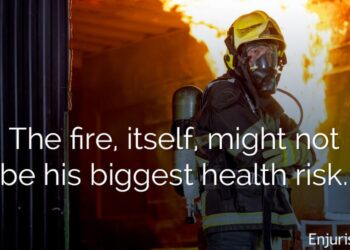 Firefighters workers compensation pfas gear
